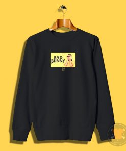 Bad Bunny Black and yellow Sweatshirt