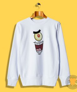 Bad Nickelodeon Plankton Face Sweatshirt