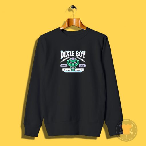 Dixie Boy Truck Stop Maximum Overdrive Vintage Horror Sweatshirt