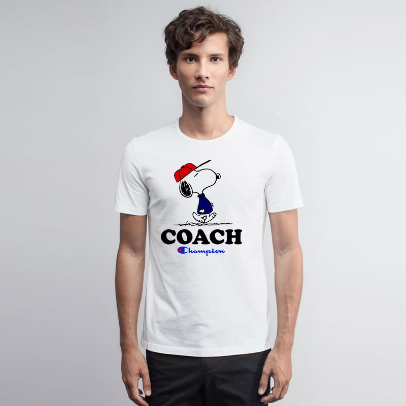 Find Outfit Peanuts Snoopy Coach Champion T-Shirt for Today