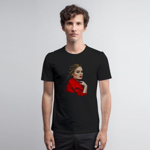 Adele Black Star T Shirt