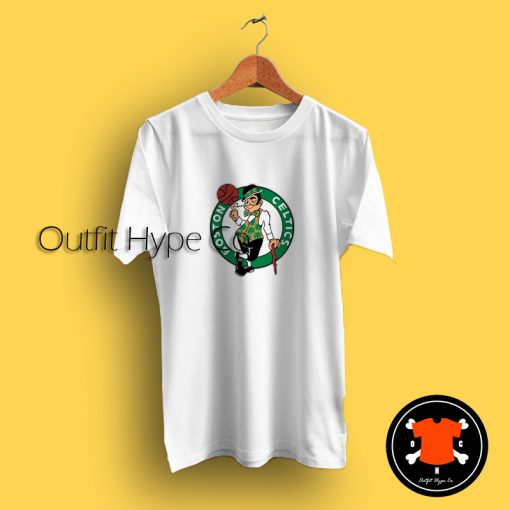 Boston Celtics Logo White T Shirt