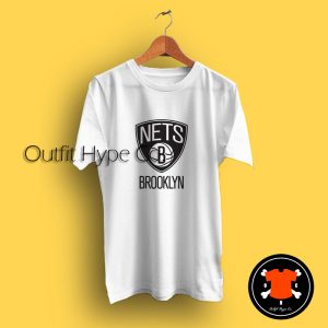 Find Outfit Brooklyn Nets Logo White T-Shirt for Today - Outfithype.com
