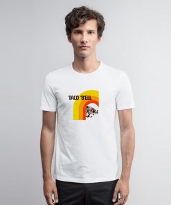 Taco Bell Orange Rainbow T Shirt