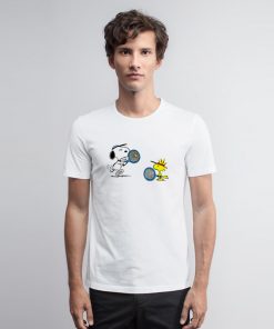 Snoopy and Woodstock Tennis T Shirt
