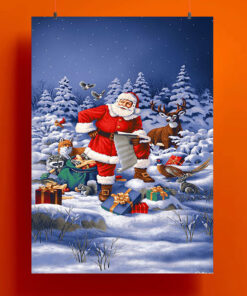 Santa Clause in The Christmas Day Poster