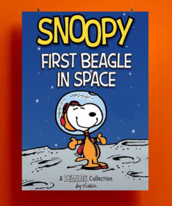 Snoopy Firt Beagle In Space Poster
