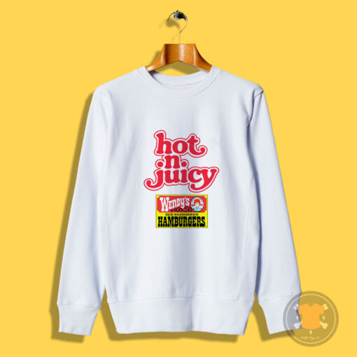 Vintage Wendy’s Hot N Juicy Burger Sweatshirt