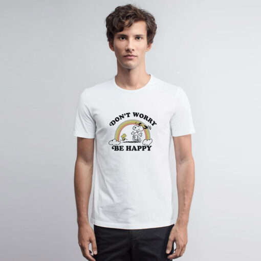 Junk Food Snoopy Don't Worry Be Happy T Shirt