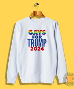 Gays For Trump 2024 Election Sweatshirt