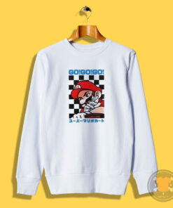 Go Go Go Super Mario Kart Retro Japanese Sweatshirt