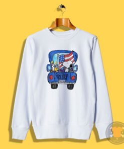 God Bless The USA Freedom A Nice Snoopy Sweatshirt