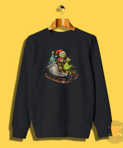 Grinch Sleigh Christmas Sweatshirt