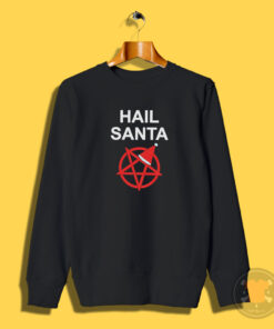 Hail Santa Pentagram Meme Sweatshirt