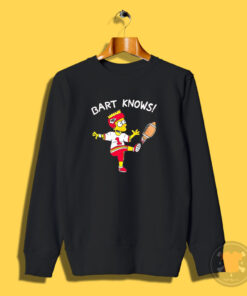 Kansas City Chiefs The Simpsons Bart Know Sweatshirt